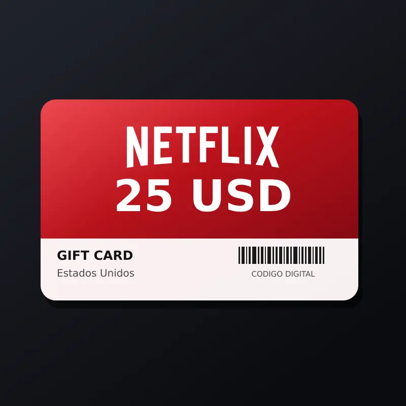 Netflix Gifcard (PIN) 25